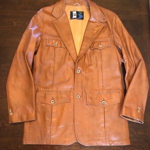 BREIER OF AMSTERDAM Genuine Vintage Leather Jacket